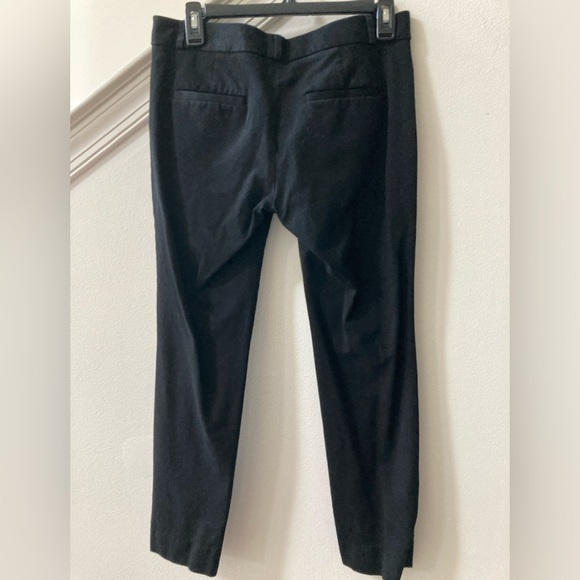 Banana Republic Sloan Fit Black Ankle Length Pants Sz 4 - Picture 2 of 6
